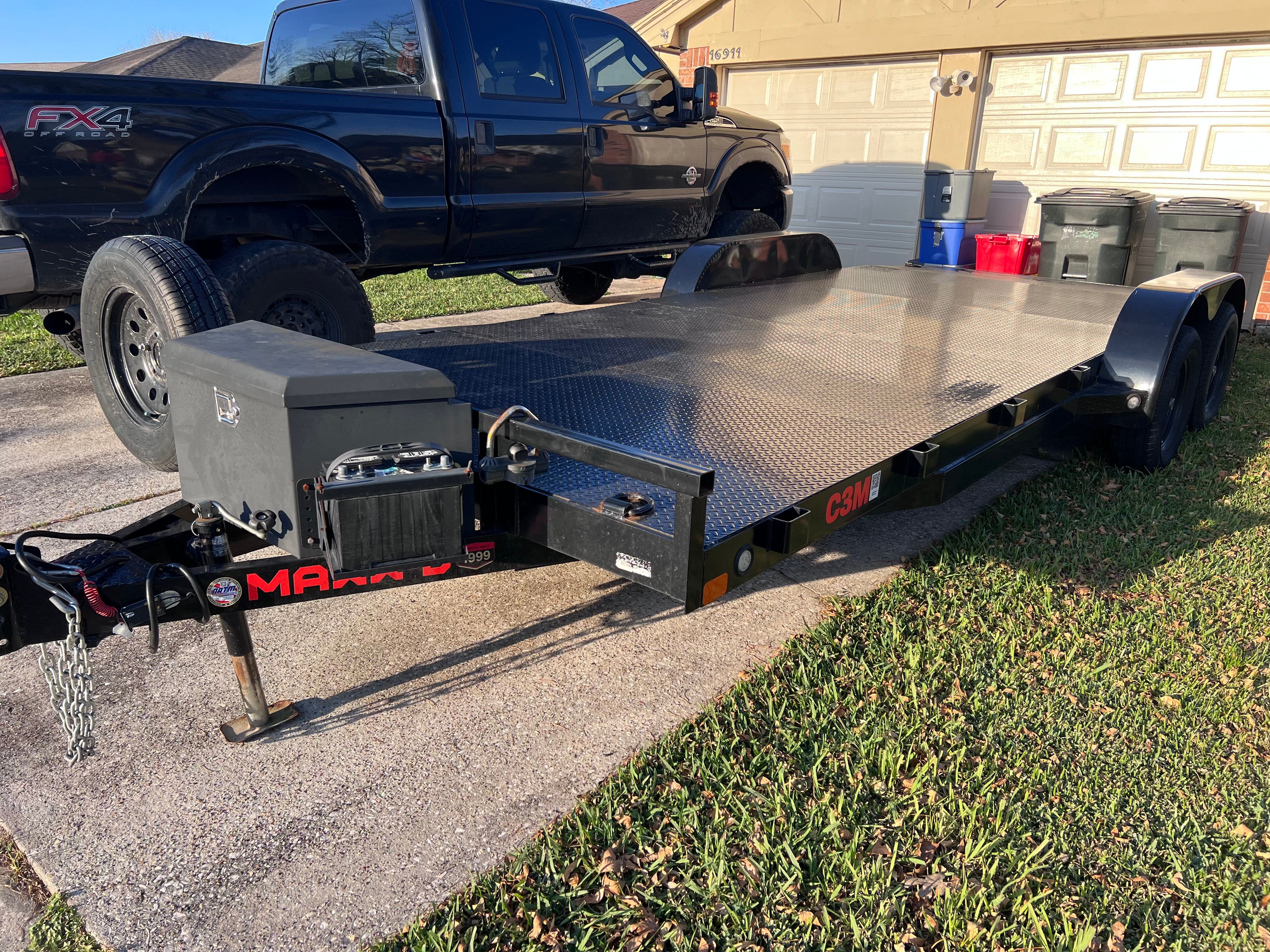 20ft Car Hauler Steel Deck Trailer - Image 1